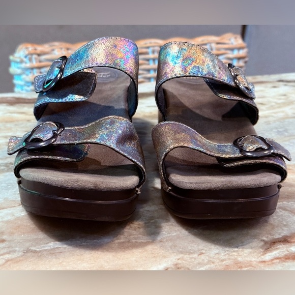 Women’s DANSKO Sophie wedge clog sandals- Size 40 - Picture 4 of 9